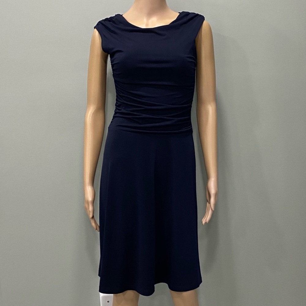 Enfocus Studio Midnight Blue Midi Dress size 4
